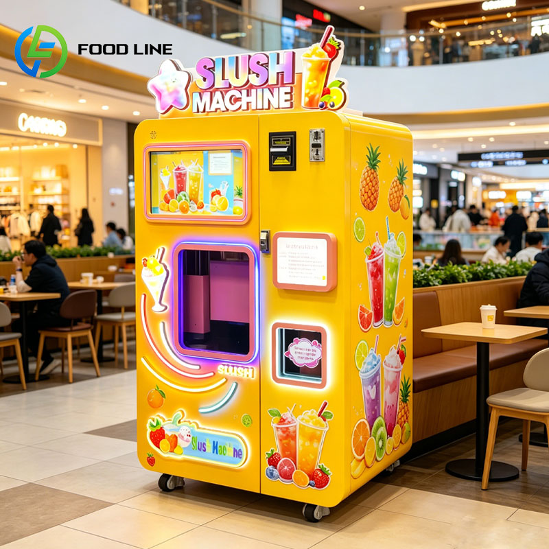 Slushie Machine Vending - آلة بيع المشروبات المجمدة الذكية، صانعة