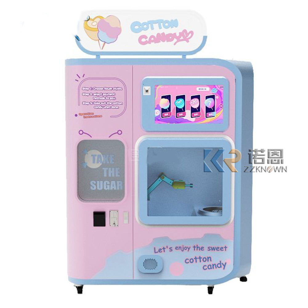 Commercial Vending Machine - آلة صنع حلوى القطن الأوتوماتيكية عالية