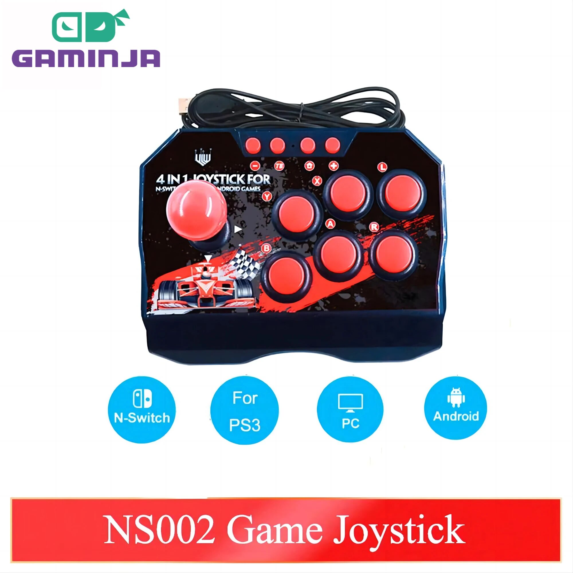 Arcade Game Jackpot - GAMINJA NS002 4 في 1 ريترو