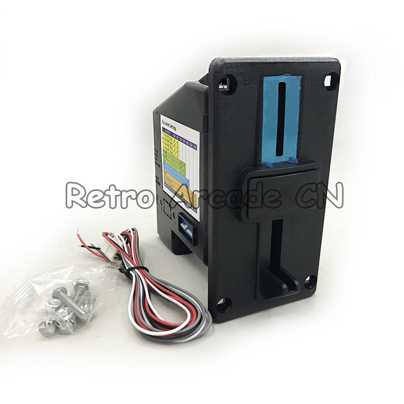 Coin Pusher Machine - CL شعار LED متعددة عملة متقبل