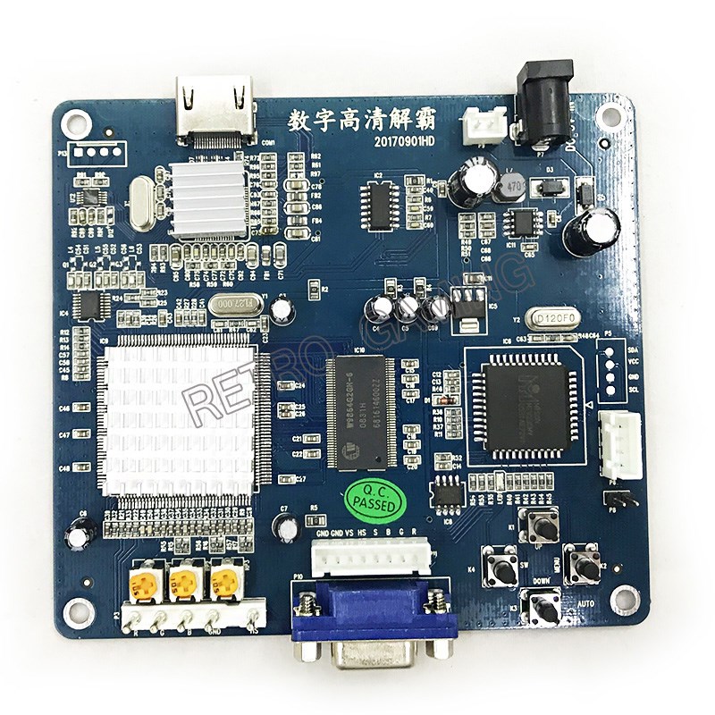 Arcade Game Coin - محول CGA إلى HDMI، لوحة تحويل