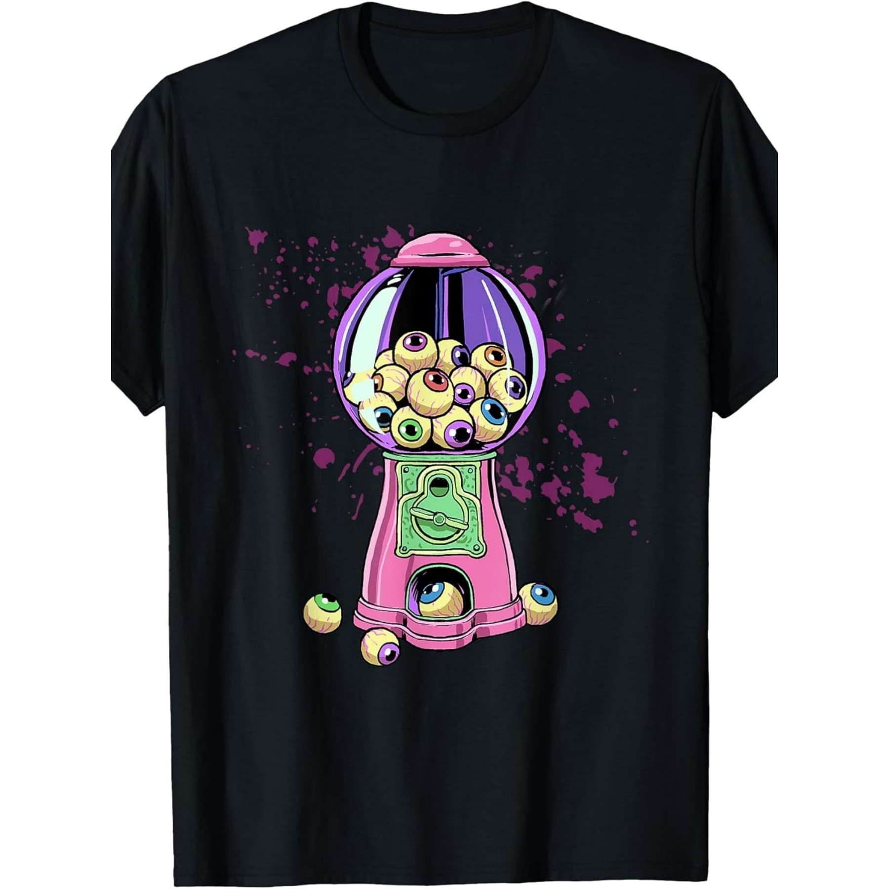 Bubble Gum Machine - تي شيرت Bubblegum Machine Eyes Dreamland،