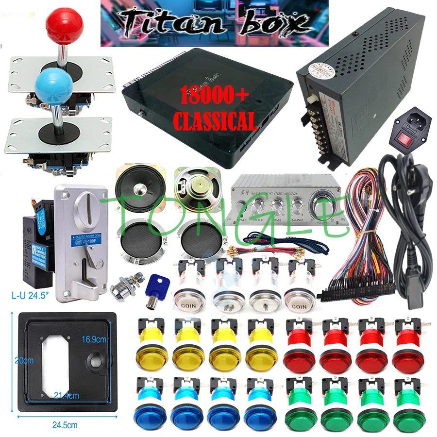 Racing Arcade Cabinet - 2 لاعبين صندوق تيتان 18000 +