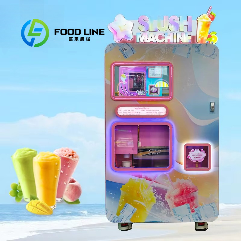ماكينة بيع السلاش القابلة للتع - مراجعة Slushie Machine Vending وسعره