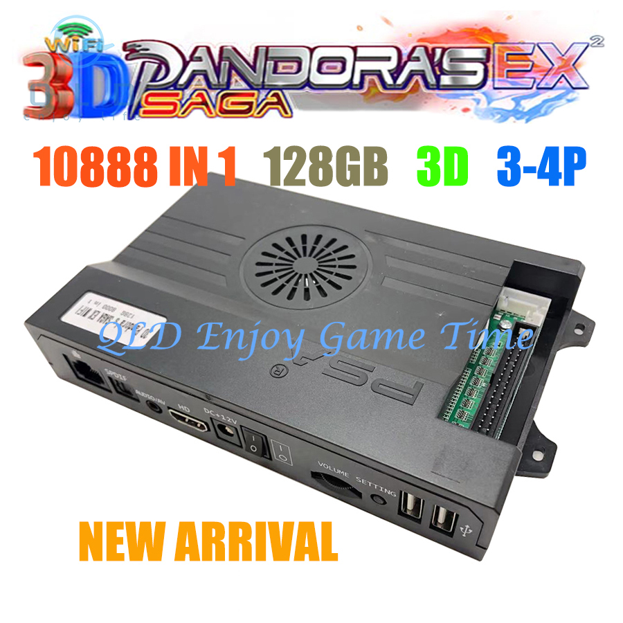 128GB ثلاثية الأبعاد باندورا س - مراجعة Trackball Controller Arcade وسعره