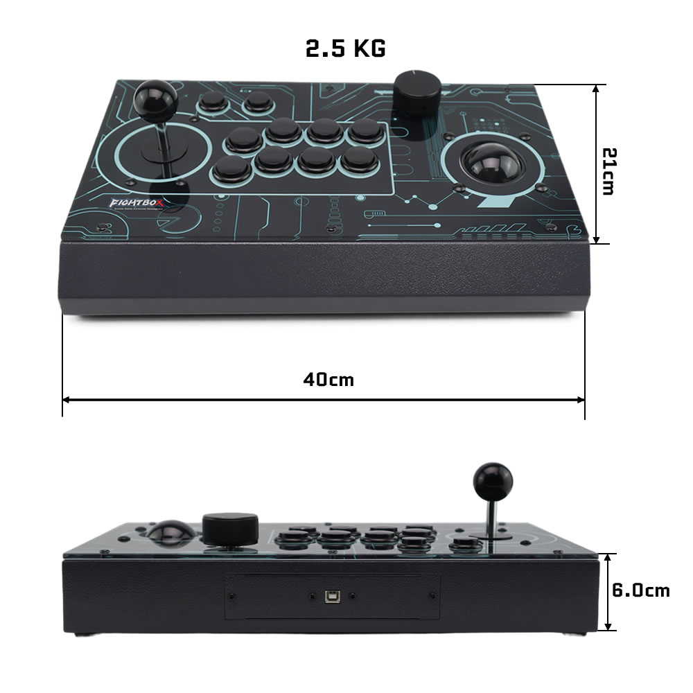 عصا تحكم ألعاب الأركيد FightBo - مراجعة Trackball Controller Arcade وسعره
