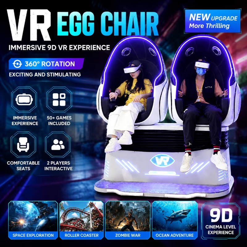 ألعاب ملاهي مثيرة للبيع بالجمل - مراجعة 9D Vr Simulator وسعره