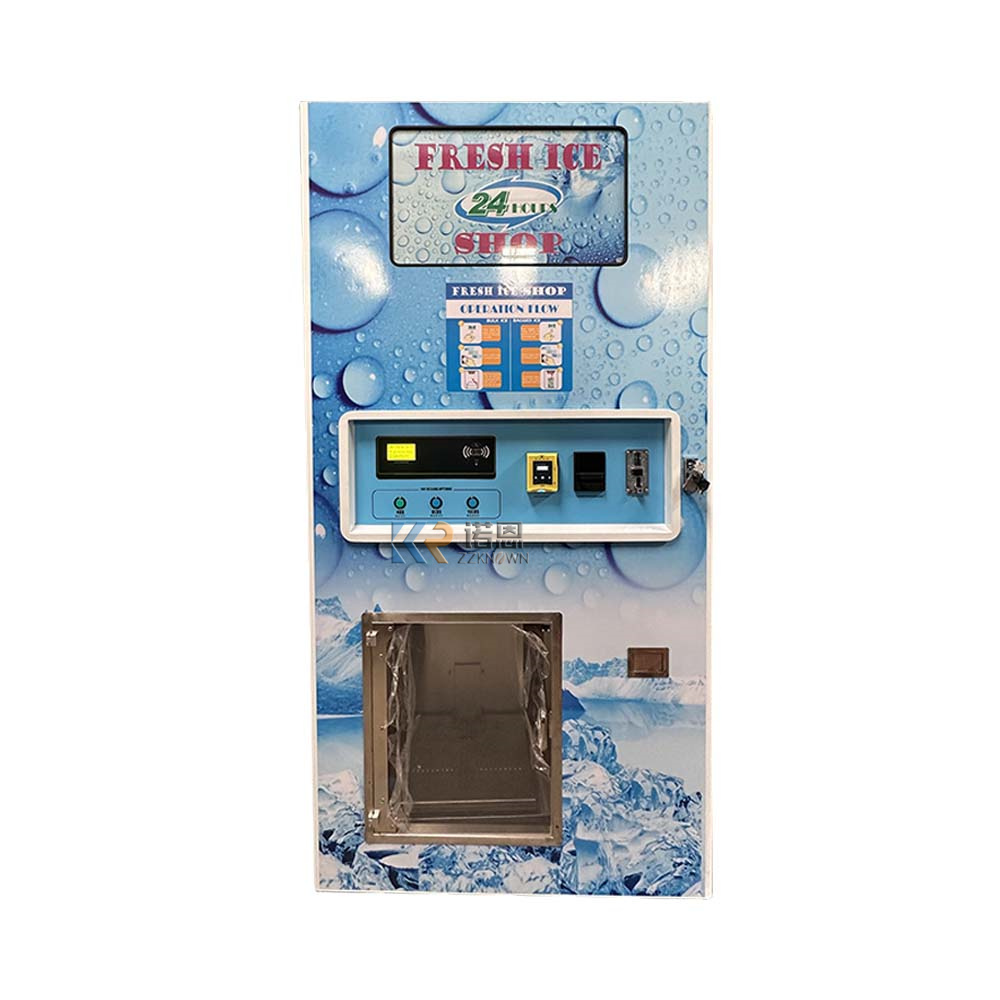 آلة بيع الثلج الأوتوماتيكية ال - مراجعة Commercial Vending Machine وسعره