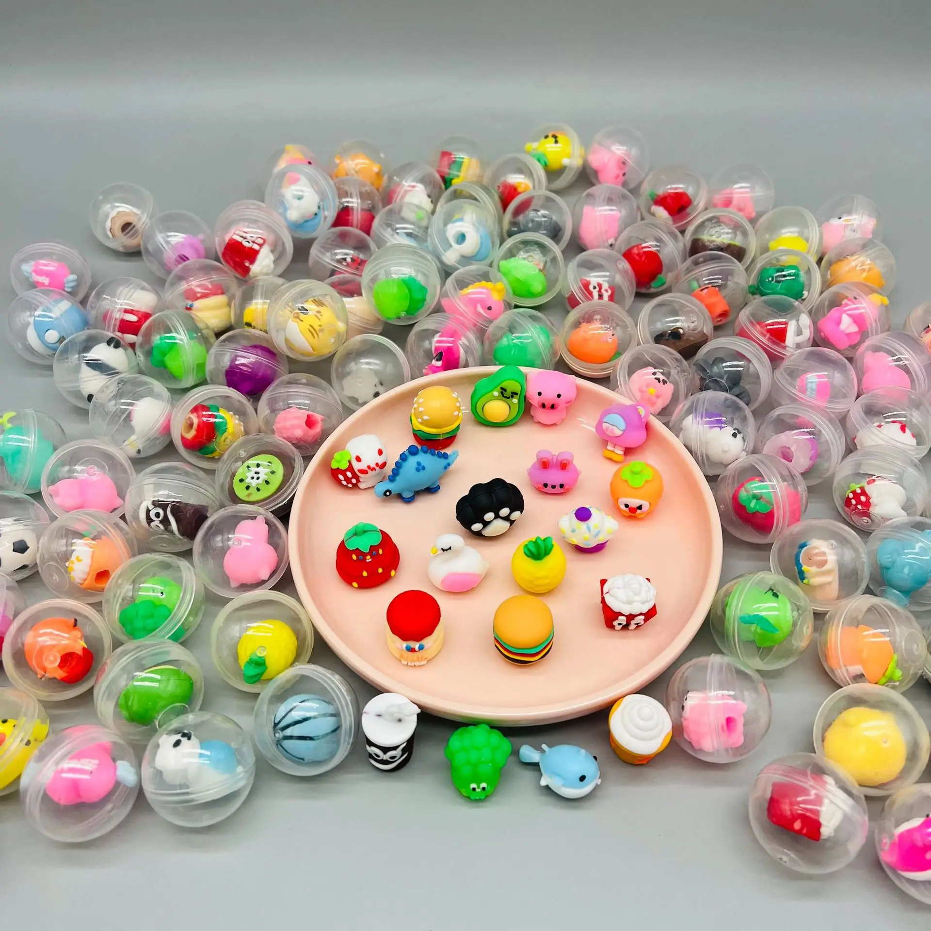 بيضة ملتوية شفافة لآلة مخلب صغ - مراجعة Claw Crane Machine وسعره