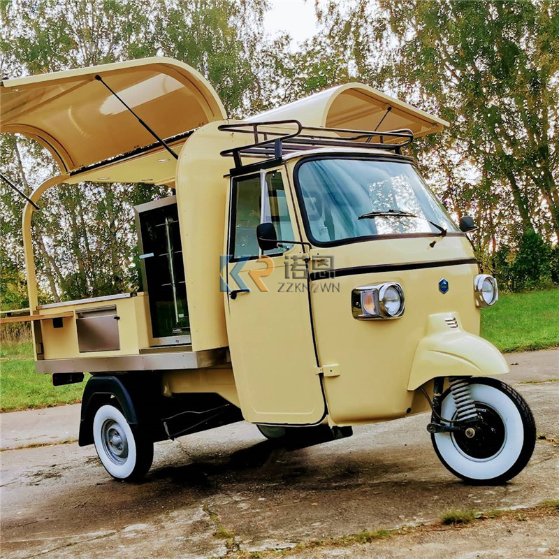 OEM عربة ثلاثية العجلات الكهرب - مراجعة Hot Dog Vending Cart وسعره