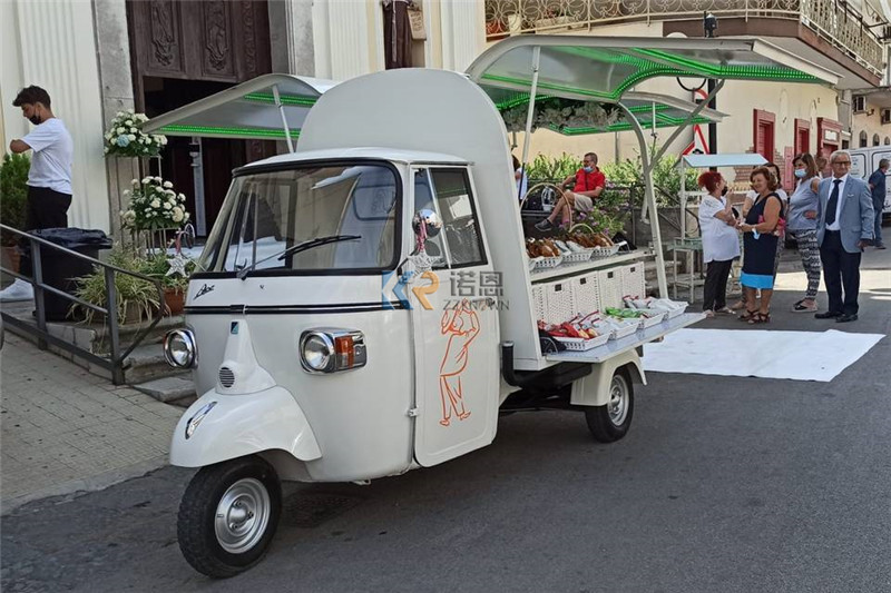 OEM عربة ثلاثية العجلات الكهرب - مراجعة Hot Dog Vending Cart وسعره