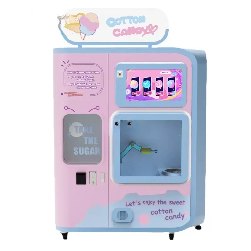 ماكينة حلوى القطن المخصصة للأط - مراجعة Commercial Vending Machine وسعره