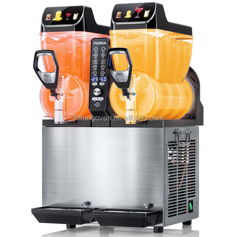 ماكينة صنع السلاش التجارية بسع - مراجعة Slushie Machine Vending وسعره