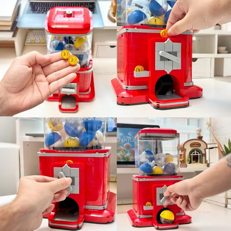 مجموعة مكعبات بناء ماكينة بيع  - مراجعة Coin Pusher Machine وسعره