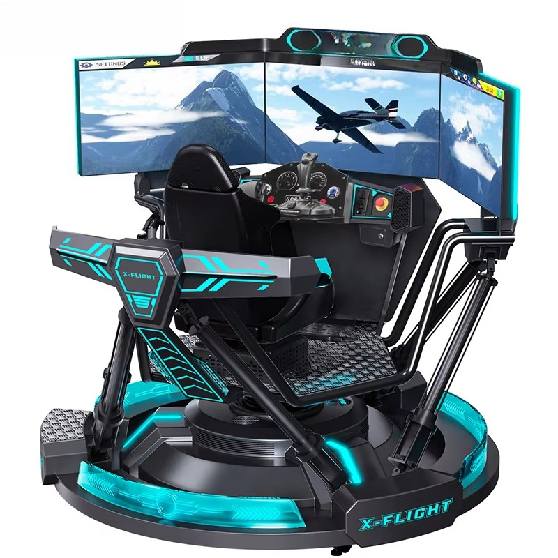 محاكي طيران بتقنية الواقع الاف - مراجعة 9D Vr Simulator وسعره
