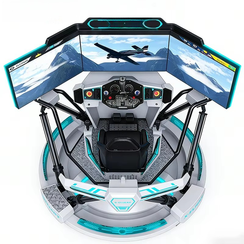 محاكي طيران بتقنية الواقع الاف - مراجعة 9D Vr Simulator وسعره