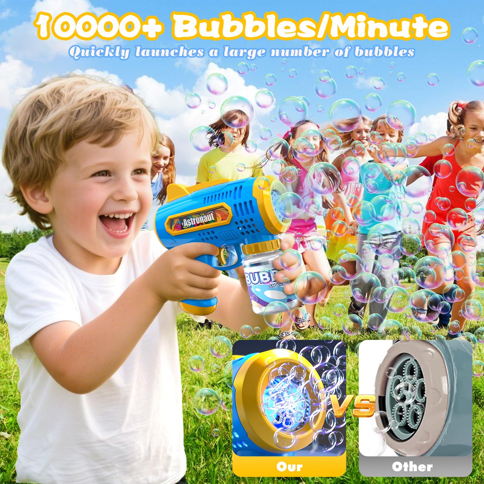 مسدس الفقاعات، آلة الفقاعات ال - مراجعة Bubble Gum Machine وسعره