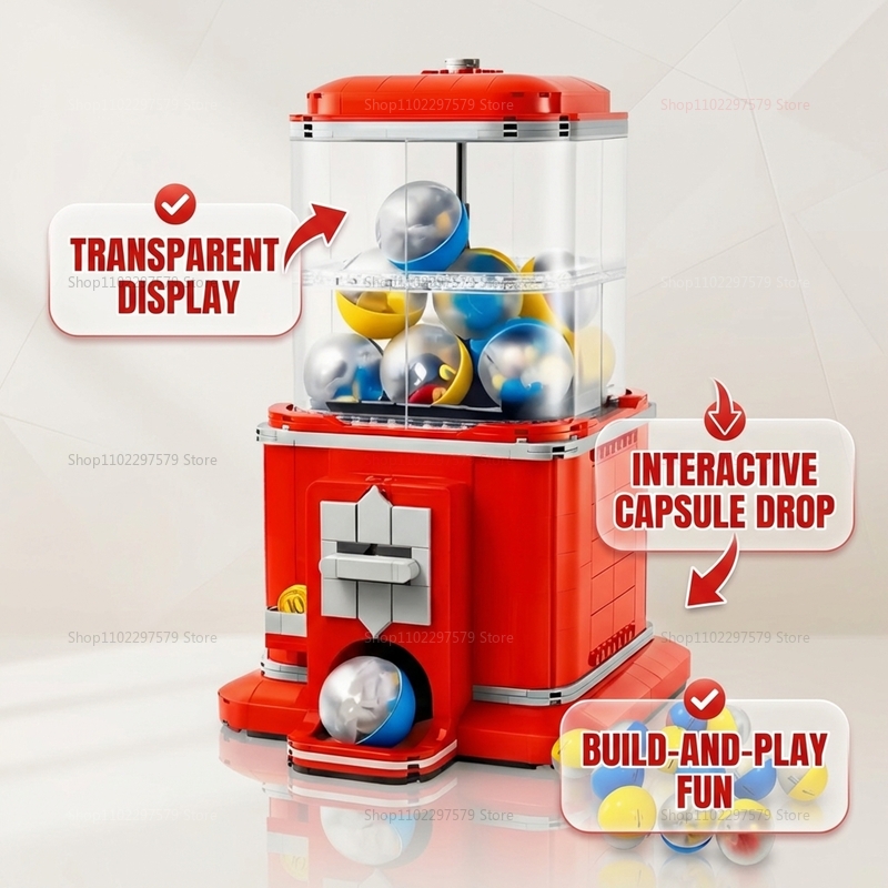 مجموعة مكعبات بناء ماكينة البي - مراجعة Arcade Vending & Laundry وسعره