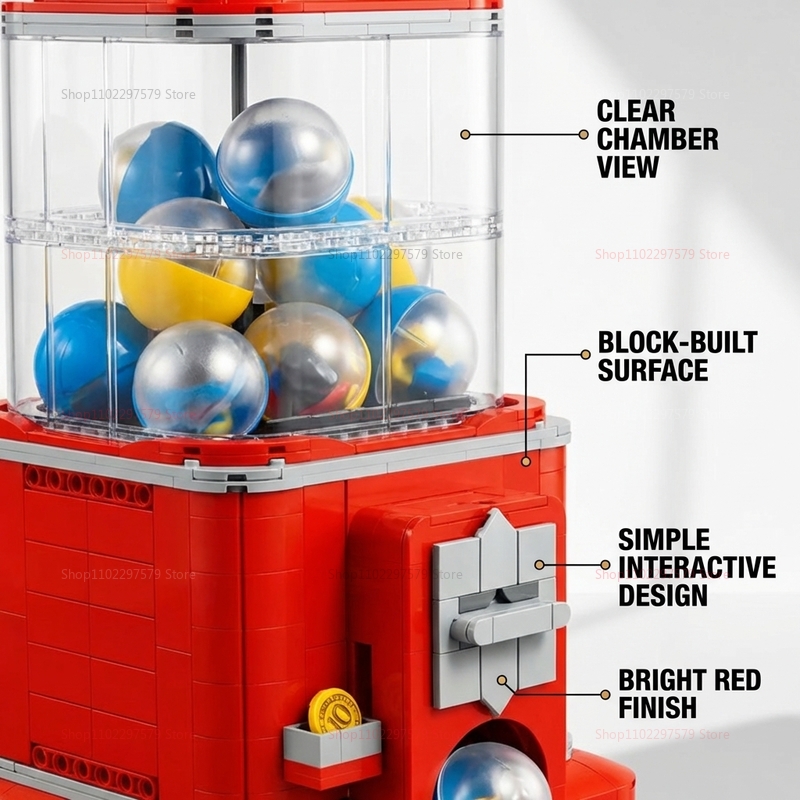 مجموعة مكعبات بناء ماكينة البي - مراجعة Arcade Vending & Laundry وسعره