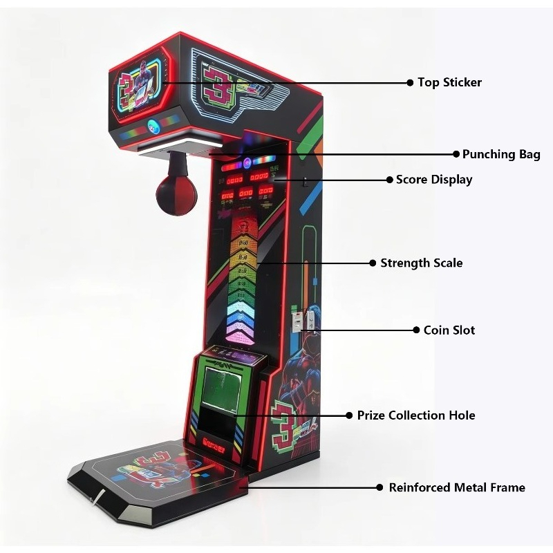 جهاز محاكاة الملاكمة الإلكترون - مراجعة Arcade Games & Vending Llc Photos وسعره