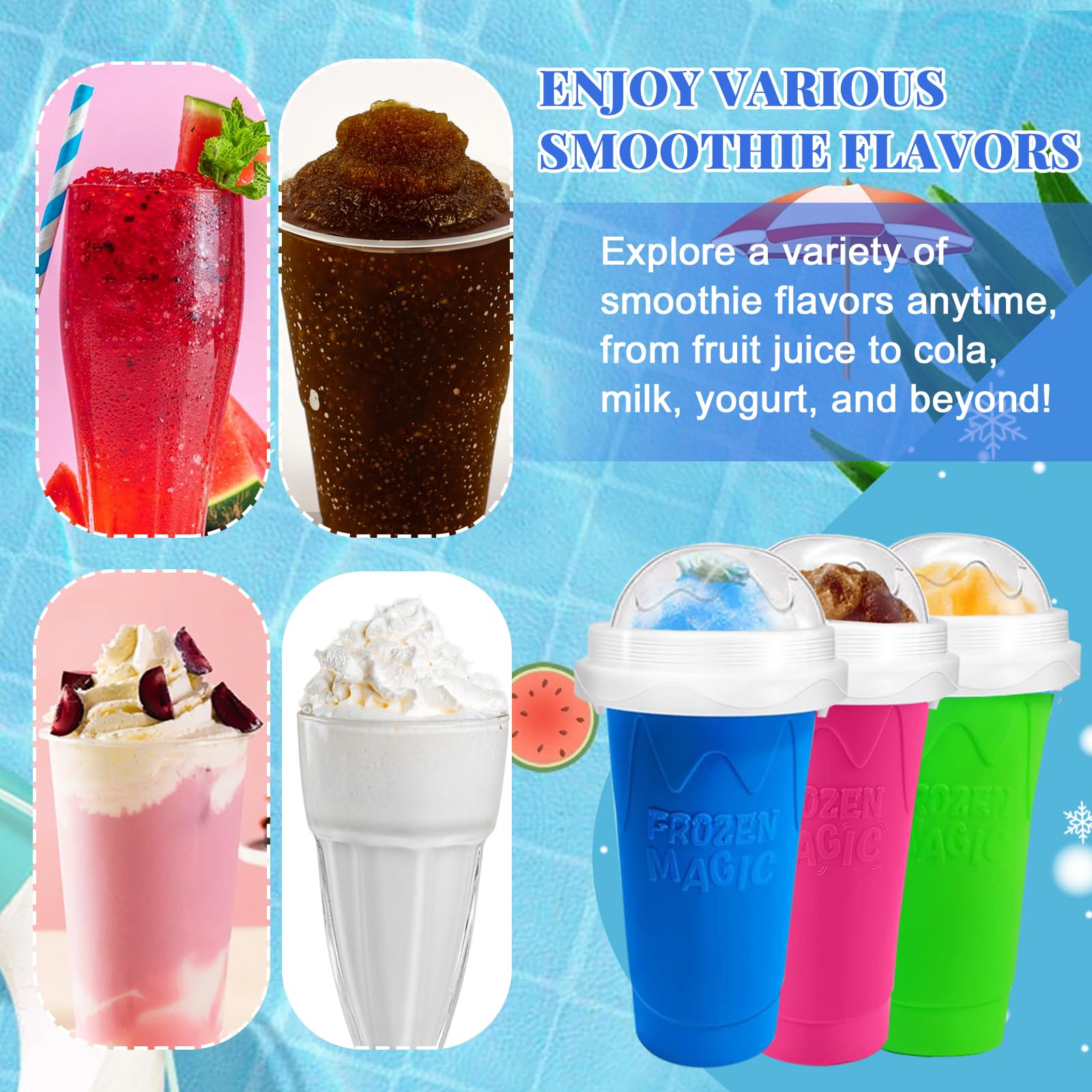 كوب Slushie DIY ماجيك Slushy ص - مراجعة Slushie Machine Vending وسعره