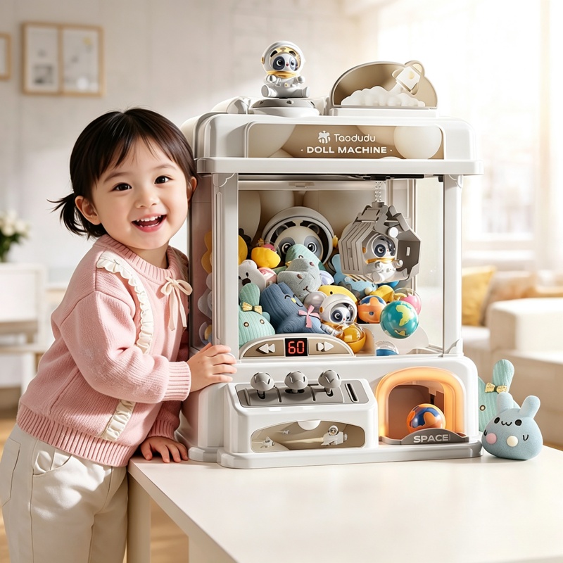 آلة مخلب صغيرة للأطفال تعمل با - مراجعة Arcade Game Coin وسعره