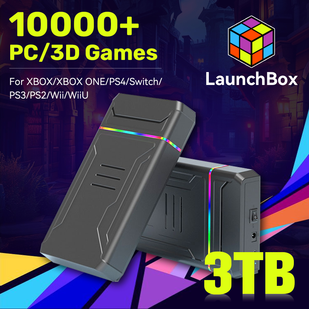 JMachen Launchbox 3 تيرابايت G - مراجعة Arcade X وسعره