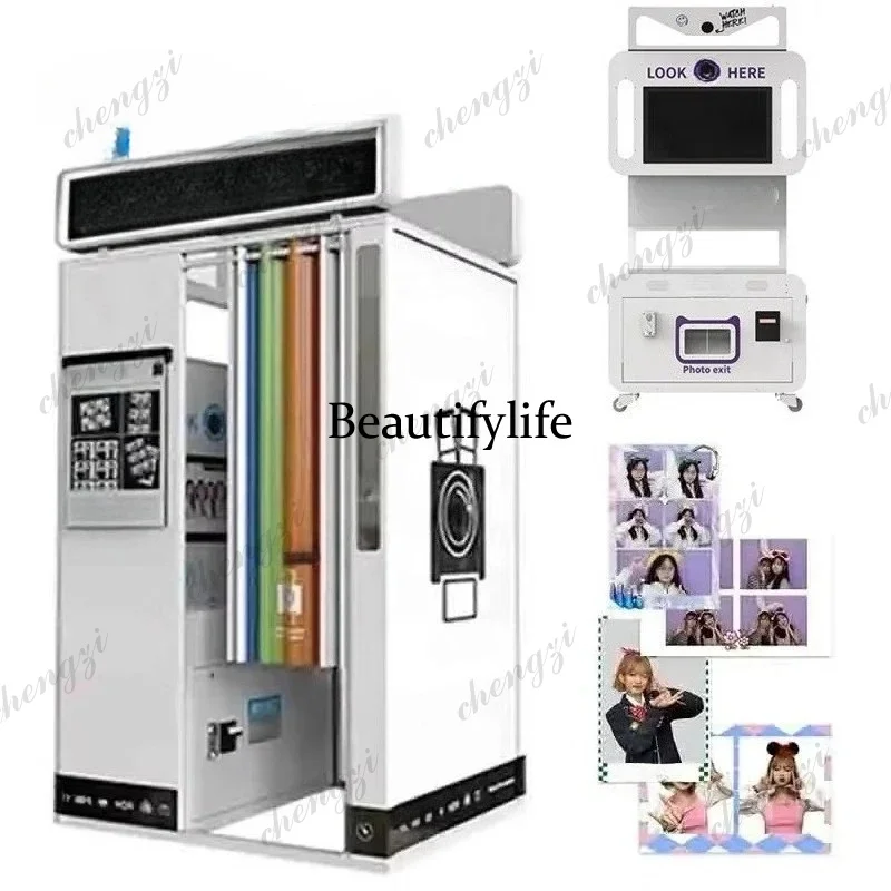 آلة تصوير احترافية ذاتية الخدم - مراجعة Photo Booth Machine وسعره