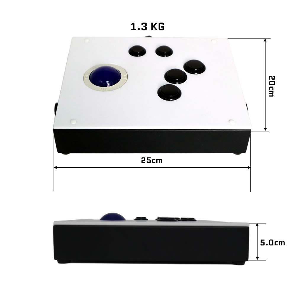 وحدة تحكم FightBox R6 USB Sanw - مراجعة Trackball Controller Arcade وسعره