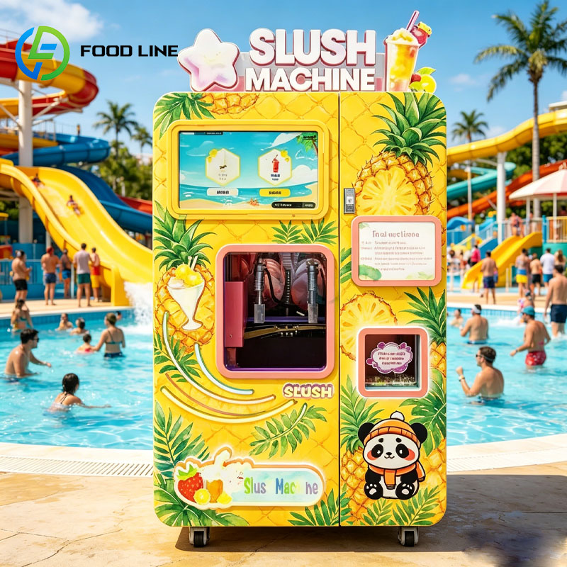 آلة بيع المشروبات المجمدة، صان - مراجعة Slushie Machine Vending وسعره