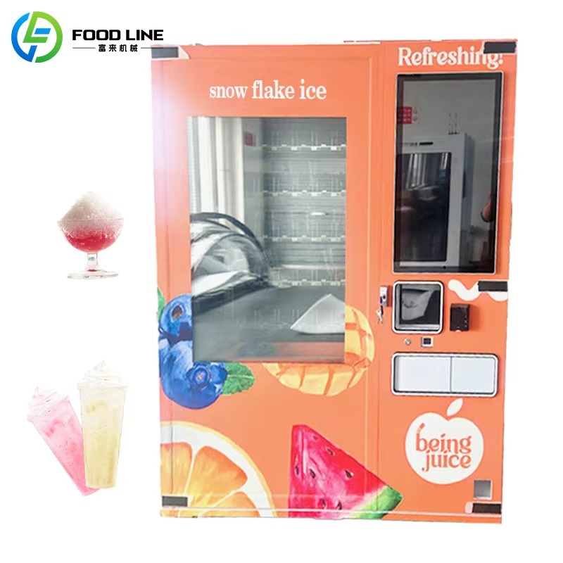 آلة بيع العصائر الأوتوماتيكية، - مراجعة Slushie Machine Vending وسعره